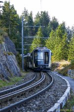 Train 46 approaching the station at Rigi - Staffel.